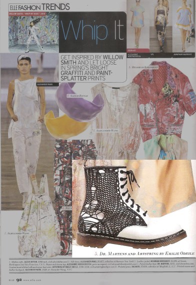 ARTSTRING Elle Magazine