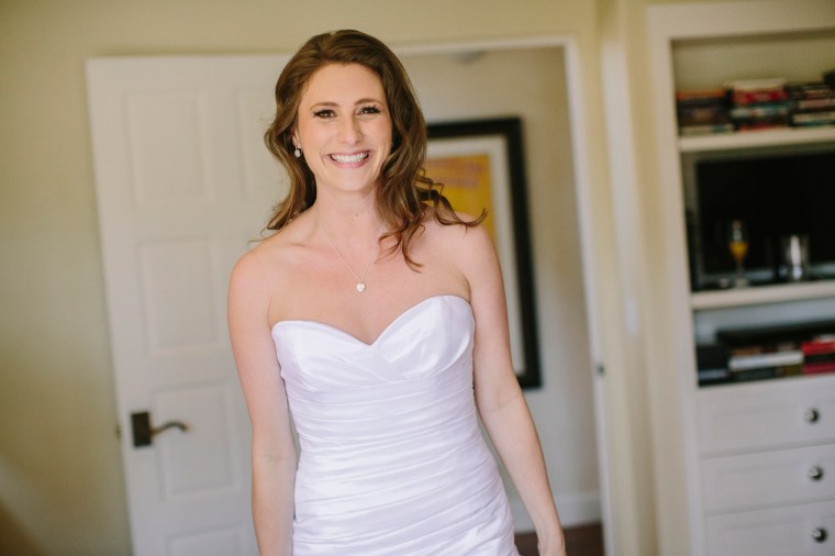Small boobs on my wedding day! No back pain, just fun. Photo by Danielle Capito Photography