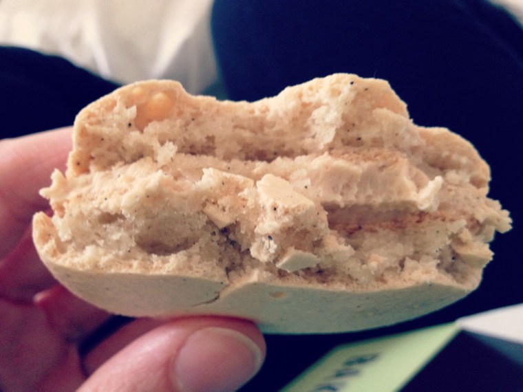 A delicious congrats macaroon from my friend after the marathon!